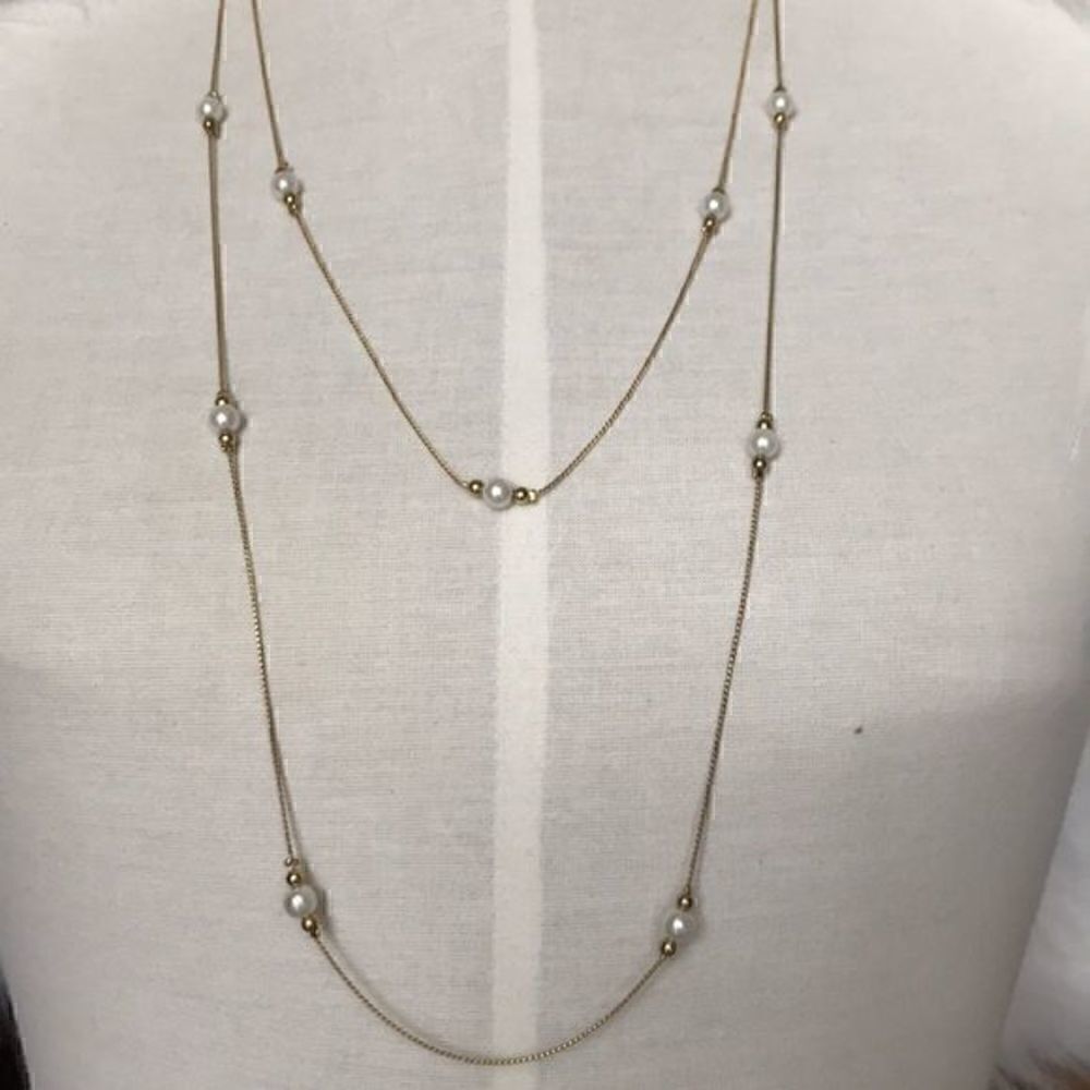 14k gold plated Pearls‎ necklace​